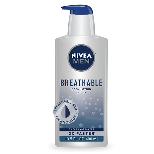 Nivea Men Breathable Body Lotion, 48 Hour Hydrating Lotion