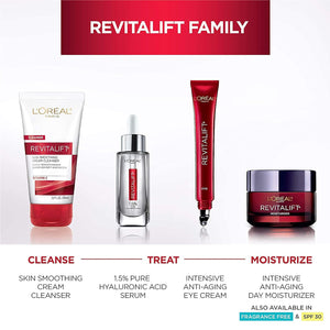 L'Oreal Paris Revitalift Triple Power Anti-Aging Face Moisturizer, Pro Retinol, Hyaluronic Acid & Vitamin C, Reduce Wrinkles