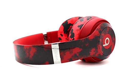 Beats by Dre Studio 3.0 Wireless - Custom Red Dr. Dre Headset - Design (Red Camo): Electronics