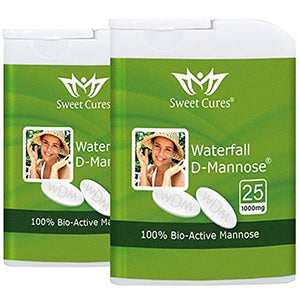 D-Mannose Tablets | Sweet Cures Waterfall D-Mannose 50 x 1g Tablets | Cystitis,