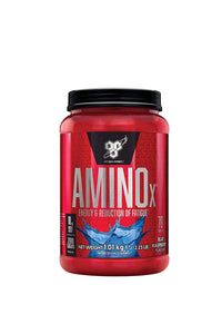 BSN Amino X Muscle Support Powder Supplement with Vitamin D, Vitamin A & Amino Acids. BCAA powder by BSN - Blue Raspberry, 70 Servings, 1.01kg