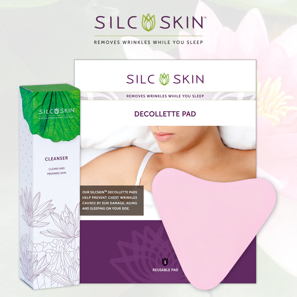 Silc Skin Decollette Pad - Correct & Prevent Chest Wrinkles, 1 pad, (C –  Eltit