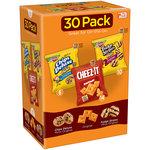 Keebler Chips Deluxe Minis/Cheez-It Baked Snack Crackers/Fudge Stripes Minis Variety Pack 30 CtKeebler Chips Deluxe Minis/Cheez-It Baked Snack Crackers/Fudge Stripes Minis Variety Pack 30 Ct