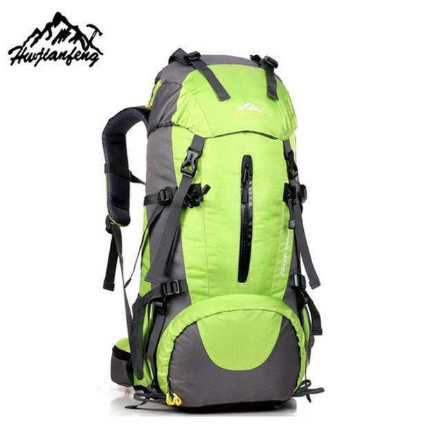 Brand  50L Outdoor  Mountaineering Backpack Waterproof Folding Shoulder Handbag Tote Beach Travel Luggage Bags F1#W21