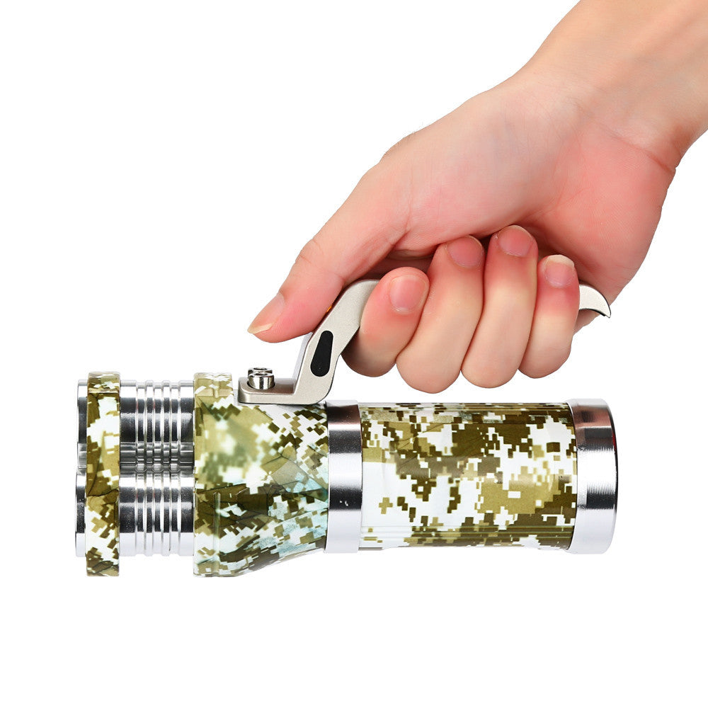 Rechargeable 9000 40W Lumens LED Searchlight Tactical 3T6 Spotlight Outdoor Camping Essential Multi-Function Tools #EW