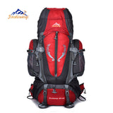 Large 85L Outdoor Backpack Travel Multi-purpose Climbing Backpacks Hiking Big Capacity Rucksacks Camping Waterproof Sports Bags