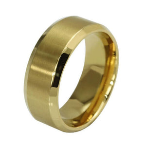 New Stainless Steel Ring Titanium Silver Black Gold